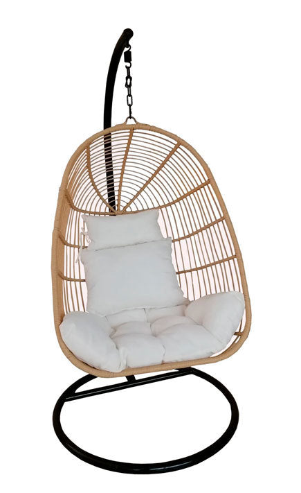 Hamaca mallorca beige con base