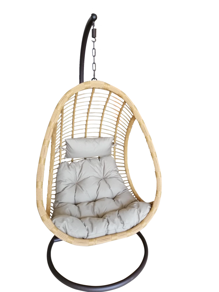 Hamaca valencia beige con base