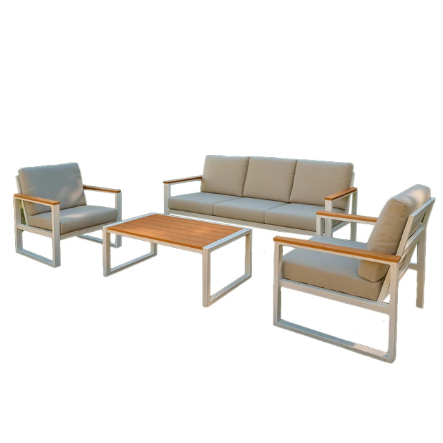 Set bahia blanco y beige